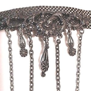 Gorgeous Vintage Mesh Ornate 💜 Choker Necklace ⚜️